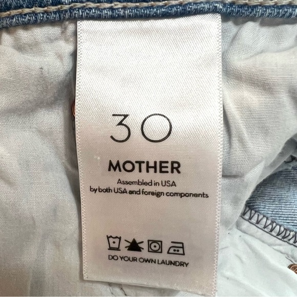 Mother Superior The Tomcat The Confession Distressed Button Fly Straight Jean 30 - Picture 10 of 16